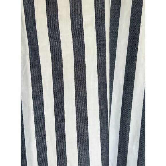Women's Cotton Liz Claiborne Sleevless Colared Striped Dress -‎ Size 6 - Picture 4 of 4